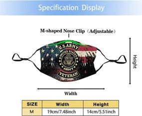 img 3 attached to Veterans Washable Reusable Bandana Filters