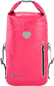 img 3 attached to 🎒 Skog Å Kust BackSåk Плавающий рюкзак: Водонепроницаемый с карманом на молнии, доступный в размерах 25л и 35л.