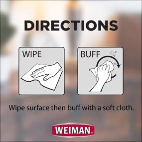 img 2 attached to 🧴 Weiman Leather Cleaner Wipes - 2 Pack with Microfiber Cloth - Clean, Condition, and Protect Leather Furniture, Car Interior, and Shoes from Cracking or Fading with UV Protection