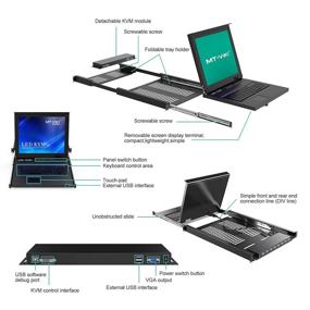 img 1 attached to 💻 Enhanced Efficiency with the MT VIKI Rackmount Console Keyboard Touchpad