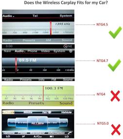 img 3 attached to 🚗 Enhance Your Mercedes-Benz with Road Top Wireless Carplay Retrofit Kit: Android Auto, Mirrorlink, and Reverse Track Camera Support for C/E/CLA/GLA/GLK/CLS/ML/GL/GLK/SLK Class 2012-2015 Year