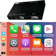🚗 enhance your mercedes-benz with road top wireless carplay retrofit kit: android auto, mirrorlink, and reverse track camera support for c/e/cla/gla/glk/cls/ml/gl/glk/slk class 2012-2015 year logo