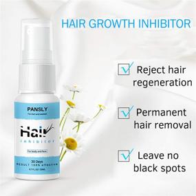 img 1 attached to 💆 Hair Inhibitor Spray for Painless Hair Growth Reduction – Ideal for Body, Face, Arms, Legs, and Armpits, Apply after Hair Removal