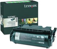 🖨️ lexmark 12a7462 high-yield black toner with 21000 page-yield: unparalleled performance and efficiency logo