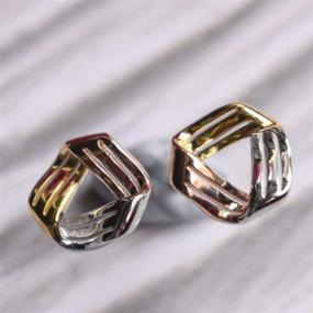 img 2 attached to 💍 Tricolor 3-Tone Love Knot Stud Earrings in 925 Sterling Silver - Fashion Jewelry for Women, Girls, and Teens