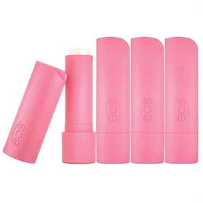 img 3 attached to 🍓 eos USDA Organic Lip Balm - Strawberry Sorbet: Nourishing Dry Lips with 100% Natural, Gluten Free, and Long Lasting Hydration – 4 Pack 0.14 oz