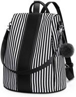 🎒 large canvas anti-theft women's travel backpack purse - newshows rucksack shoulder handbags logo