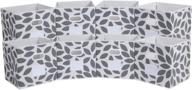 organize your home with max houser fabric storage bins - set of 8, grey logo