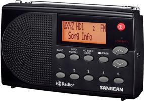 img 2 attached to 📻 Sangean HDR-14: The Ultimate Portable HD Radio/FM Stereo/AM in Standart Black