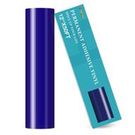 🔵 htvront royal blue permanent vinyl roll - 12x50 ft blue adhesive vinyl for cricut, silhouette, cameo cutters - ideal for signs, scrapbooking, crafts, die cutting logo