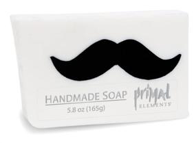 img 4 attached to 🧔 Primal Elements Mustache Bar Soap: A Delightful 5.8 Ounce Experience!