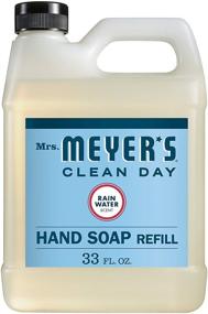 img 4 attached to 🌧️ Mrs. Meyer’s Clean Day RainWater Liquid Hand Soap Refill - 33 oz Bottle: Natural, Refreshing Cleansing for Your Hands