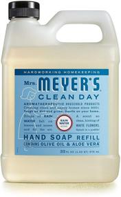 img 3 attached to 🌧️ Mrs. Meyer’s Clean Day RainWater Liquid Hand Soap Refill - 33 oz Bottle: Natural, Refreshing Cleansing for Your Hands