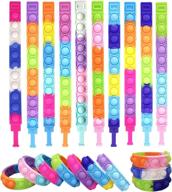 vibrant multi color bracelet wristband - perfect for children logo