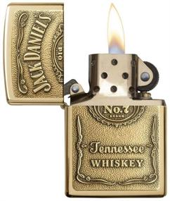 img 2 attached to Zippo Lighters with Jack Daniel's design