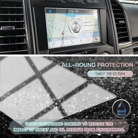 img 3 attached to High-Definition Tempered Glass Car Screen Protector for Ford F150 F250 Raptor 8 Inch, Scratch-Resistant and Easy-installation