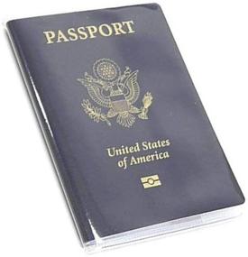 img 4 attached to Secure Your Passport with a Transparent Frosted Protector Organizer