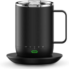 img 4 attached to VSITOO S3 Pro App Controlled Smart Mug Warmer with Double Vacuum Insulation - 14oz, IPX7 Waterproof, Sliding Lid, 4-Hr Battery Life