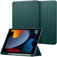 📱 spigen urban fit ipad case with pencil holder - midnight green | 10.2in ipad 9th/8th/7th gen 2021/2020/2019 logo