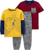 simple joys carters playwear chambray boys' clothing : clothing sets logo