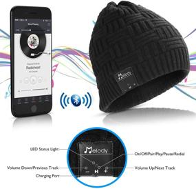img 1 attached to Bluetooth Beanie Hat Cell Phones & Accessories in Accessories