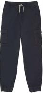 french toast little cargo jogger pants - boys' clothing logo