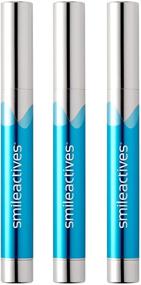 img 4 attached to Smileactives Vanilla Mint Teeth Whitening Pen - Advanced Gel for White Teeth - 3-Pack Travel Size 0.11 Ounce Each