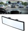 kemani universal 290mm large vision car rear view mirror wide rearview mirror for car logo