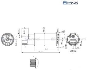 img 3 attached to 🔌 Universal Electric Fuel Pump Installation Kit - TOPSCOPE FP388335 with E2068 Strainer