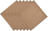 🪨 набор тканых салфеток dii stone solid, 20x20, pack of 6 логотип
