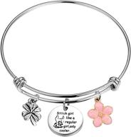 🌺 ujims ohana bracelet s - cool girl hawaiian jewelry, perfect family member gift logo