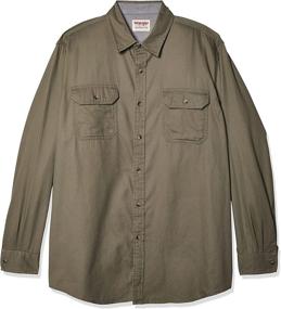 img 4 attached to Wrangler Authentics Long Sleeve Classic X Large Men's Clothing