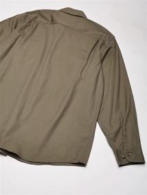 img 1 attached to Wrangler Authentics Long Sleeve Classic X Large Men's Clothing