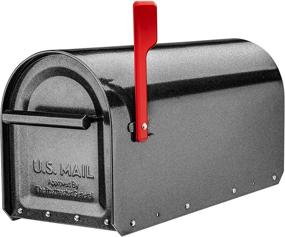 img 3 attached to 📬 Повышенная безопасность и изысканный дизайн: Architectural Mailboxes 5560P-R-10 Sequoia Массивная почтовая ящик на посту в оттенке пьютера.