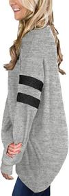 img 2 attached to Womens Sweaters Tunic Sweatshirts Women Outdoor Recreation for Hiking & Outdoor Recreation Clothing