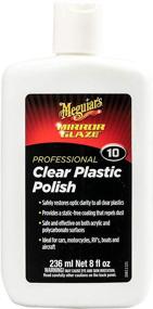 img 4 attached to Revitalize Your Clear Plastic with Meguiar's M1008 M10 Mirror Glaze Clear Plastic Polish - 8 oz.