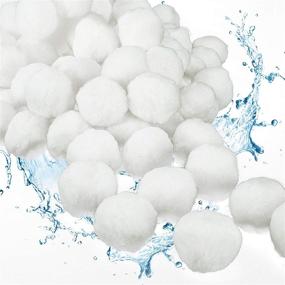 img 4 attached to 🐠 Hygger Bio Filter Balls - 3lb Fish Tank Culture Ball Filtration Media for Aquarium Tanks, Filter Equipment, Small Ponds, and Swimming Pools - Saltwater and Freshwater Compatible