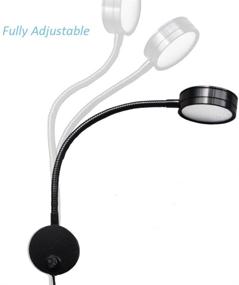 img 2 attached to Onerbuy Flexible Gooseneck Reading Black Cool