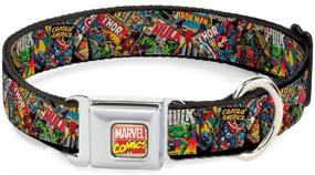 img 4 attached to Buckle Down DC WAV002 L Marvel Comics Collar Dogs