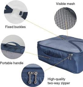 img 1 attached to Packing Luggage Organizers Waterproof Toiletry Travel Accessories in Packing Organizers