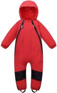 hapiu toddler waterproof coverall original boys' clothing in jackets & coats logo