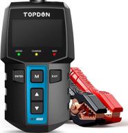 🚗 topdon bt100 car battery tester 12v load tester: analyze automotive battery & alternator for car truck motorcycle atv suv boat yacht logo