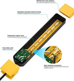 img 2 attached to ⚡ CRST 7-ыходной сетевой фильтр защиты от перенапряжения с плоской вилкой, шнуром длиной 9 футов, 1350 джоулей, 15A автоматический выключатель - надежный