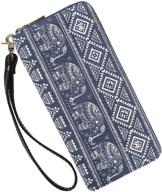 stylish elephant phone zip wristlet wallet for women - ideal handbags & wallets combo logo