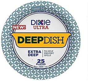 img 3 attached to 🍽️ Dixie Ultra Deep Dish Plates - Extra Deep, 28 oz., 25 Count