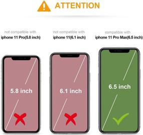 img 3 attached to 🌸 Rose Gold iPhone 11 Pro Max Wallet Case - KIHUWEY Premium Leather Magnetic Clasp Kickstand and Heavy Duty Protective Cover for 6.5-Inch 11 Pro Max with Credit Card Holder