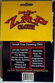 img 1 attached to Spotless Cleaning with ZAP Cloth 2-Pack: Say Goodbye to Streaks!