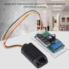 img 2 attached to 🌡️ Modbus Temperature and Humidity Sensor with Display