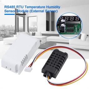 img 1 attached to 🌡️ Modbus Temperature and Humidity Sensor with Display