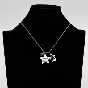 img 1 attached to 🎭 Hamilton Musical Necklace - I Am Inimitable, an Original Broadway Musical; Perfect Gift for Hamilton Lyrics Lovers; Hamilton Quote Jewelry